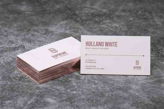 Edge Foil business cards 4 by Aladdin Print